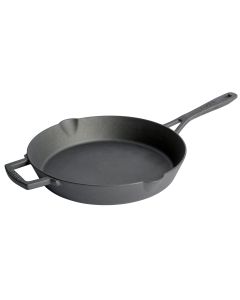 Babish 12 Inch Pre-Seasoned Cast Iron Skillet in Black