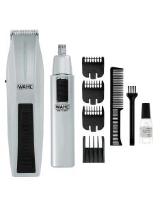 Wahl Mustache and Beard Battery Trimmer With Bonus Nose and Ear Trimmer