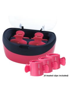 Remington Boost My Curls 6pc Heated Curling Clip Set in Pink