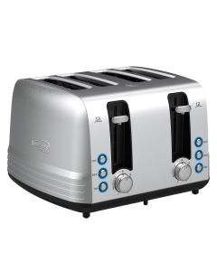Brentwood Select Extra Wide 4 Slot Stainless Steel Toaster